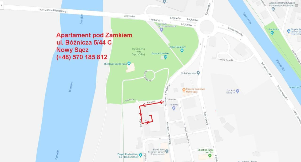 Apartament Pod Zamkiem Nowy Sącz Dış mekan fotoğraf